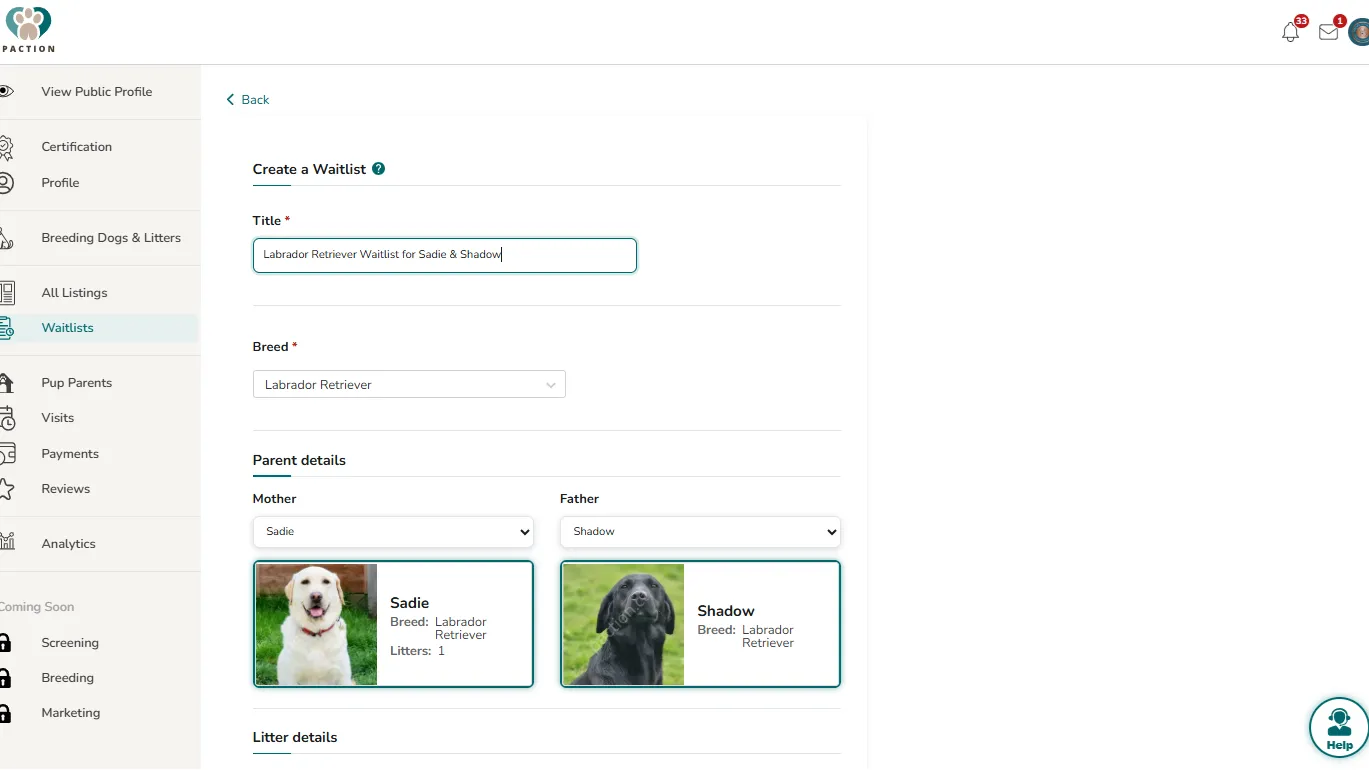 Create a Waitlist