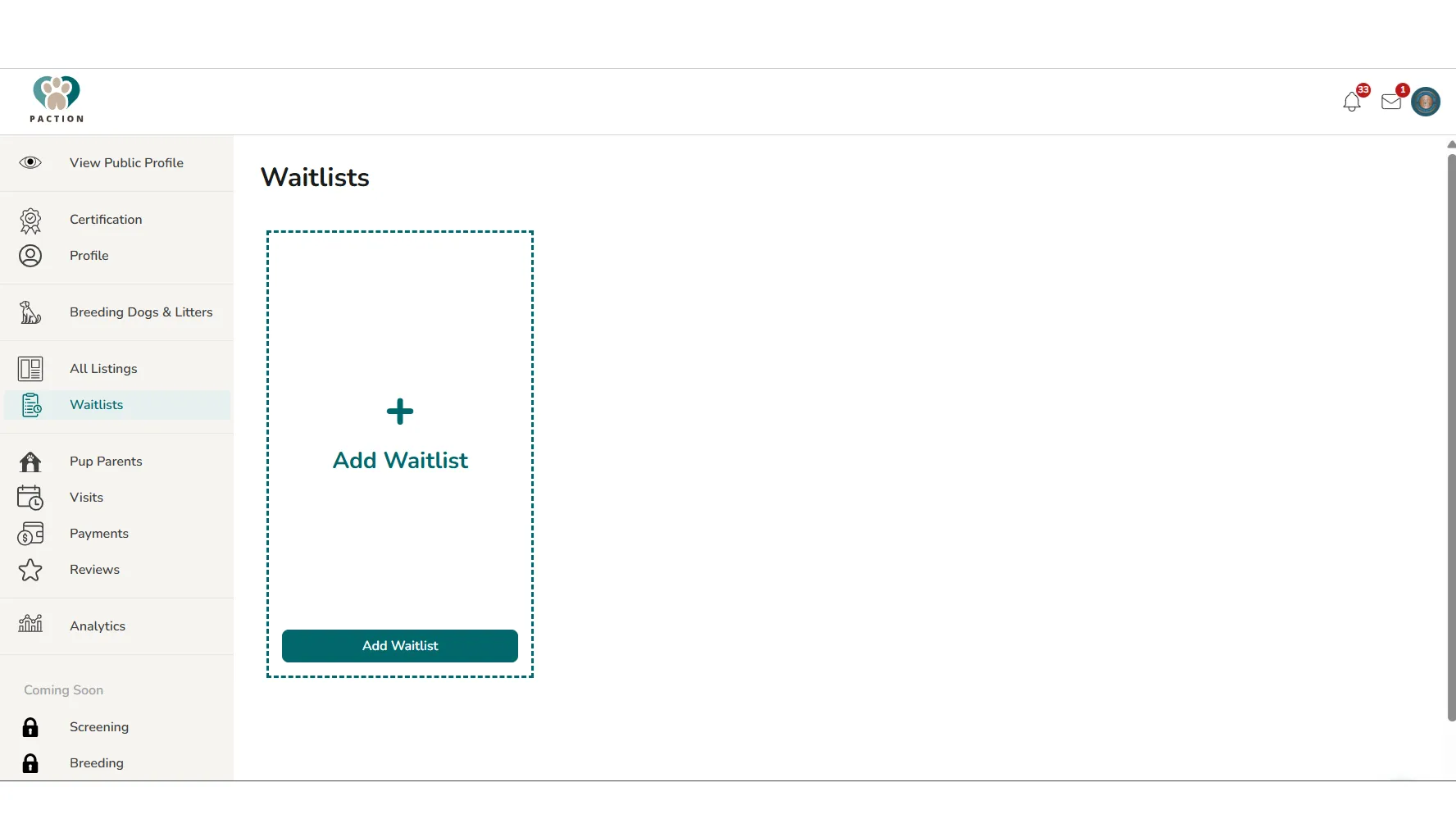 Create a Waitlist