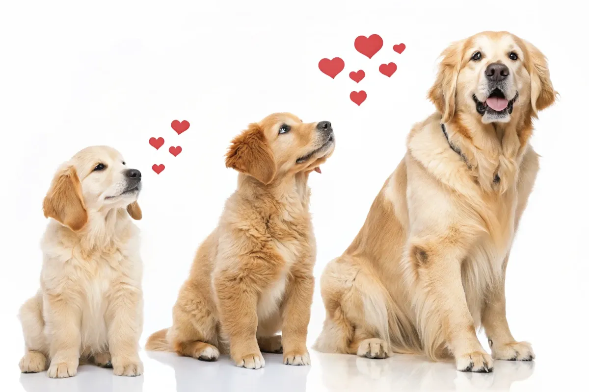 3 puppies sitting together