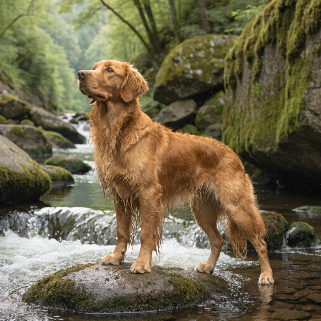 Red Field Golden Retriever photo