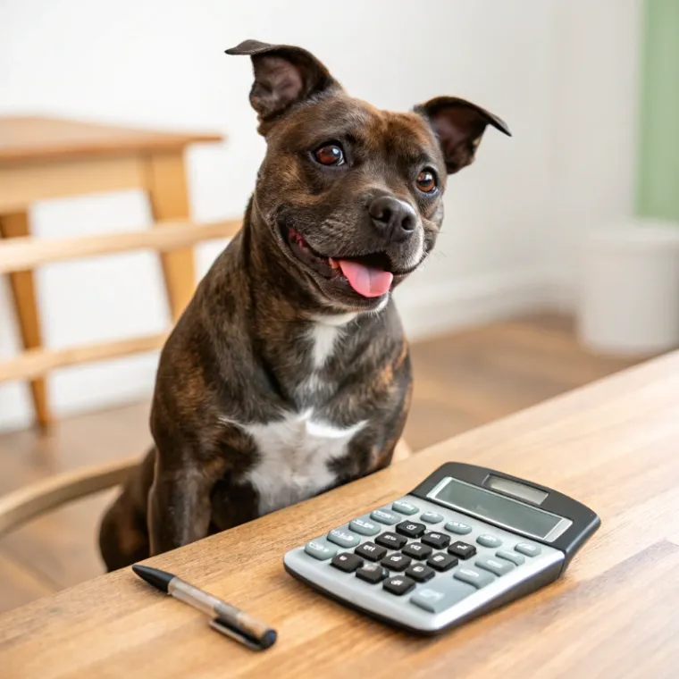 Staffordshire Bull Terrier cost calculator preview