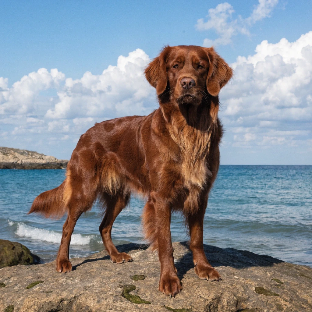 Red Field Golden Retriever photo