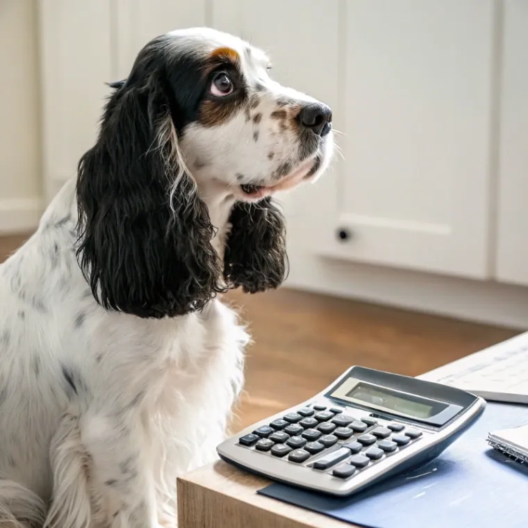 English Cocker Spaniel cost calculator preview