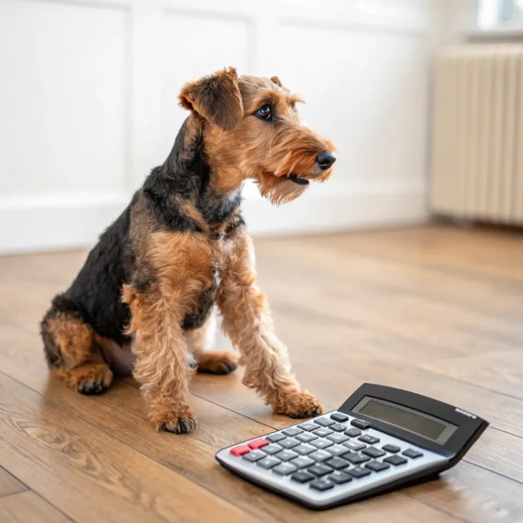 Airedale Terrier cost calculator preview