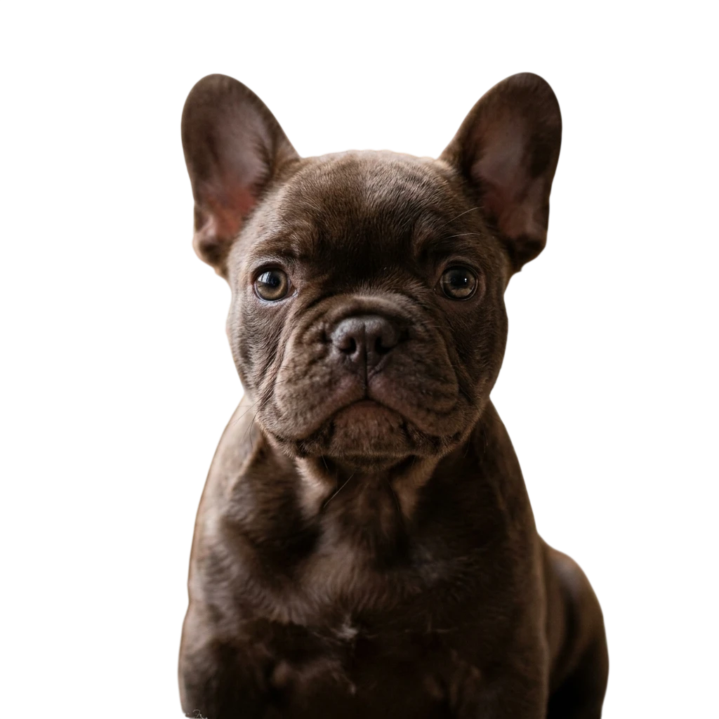 Chocolate French Bulldog photo