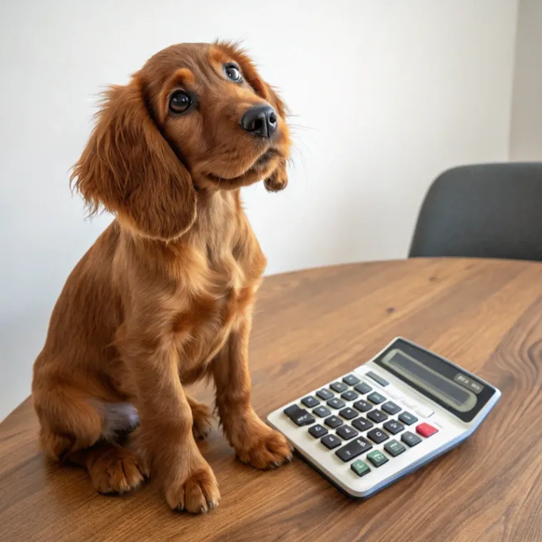 Irish Setter cost calculator preview