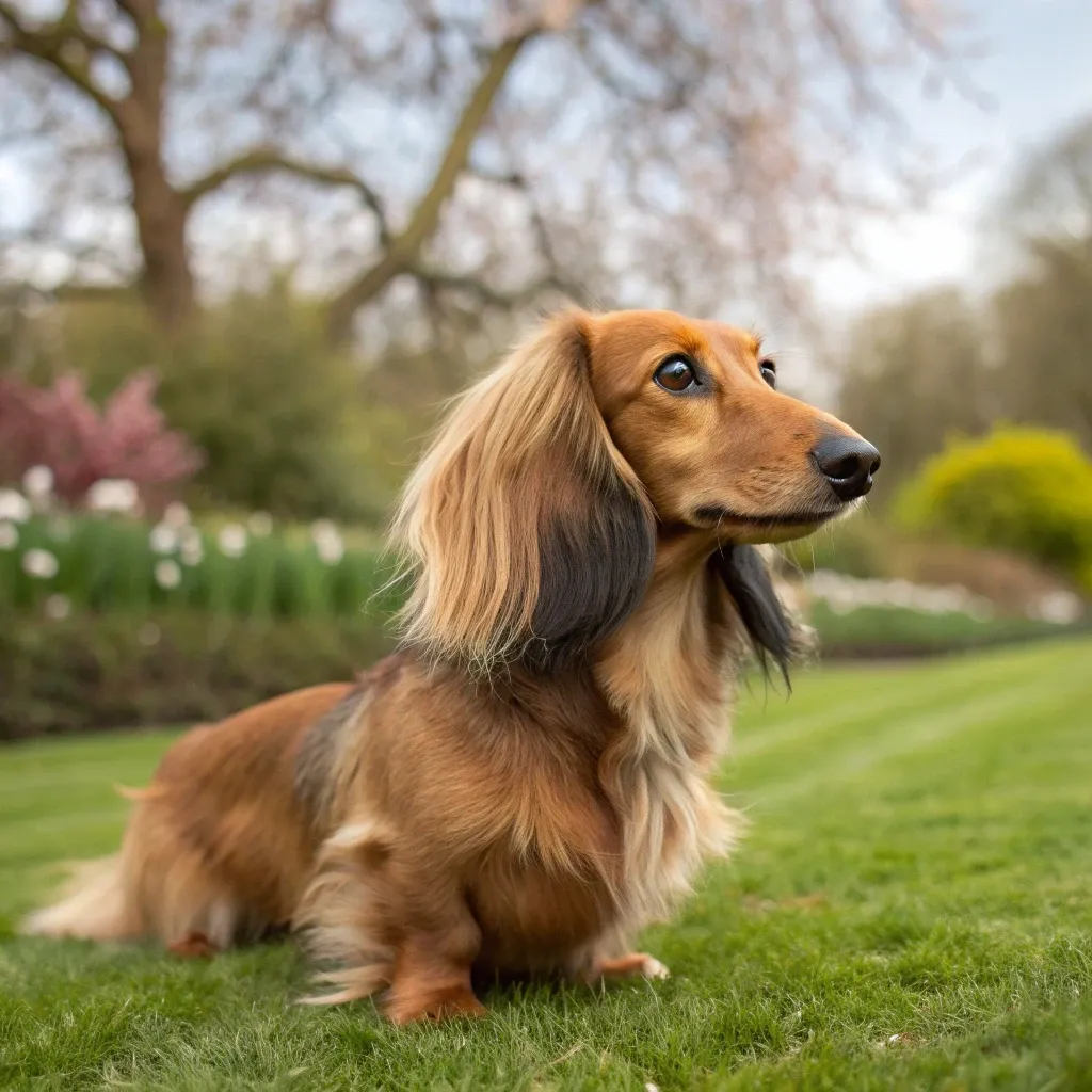 Miniature Long-Haired Dachshund photo